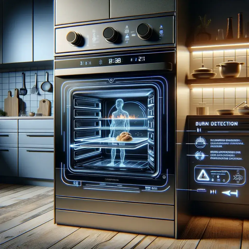 "Samsung Bespoke Oven AI showcasing advanced burn detection technology for enhanced cooking safety and precision"