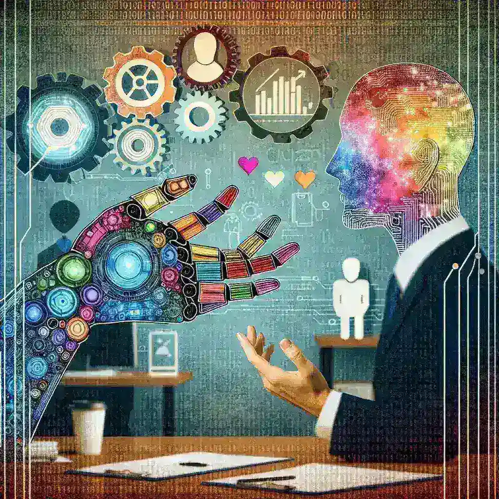 "AI emotion recognition technology being used in hiring processes, highlighting ethical concerns and implications for candidate evaluation."
